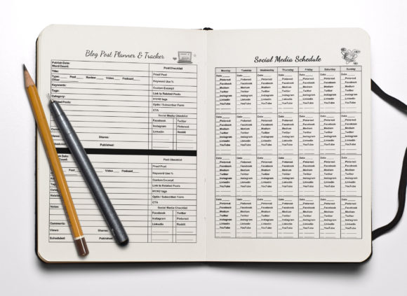 Blog Planner - KDP Interior: A Customizable System for Content Creators