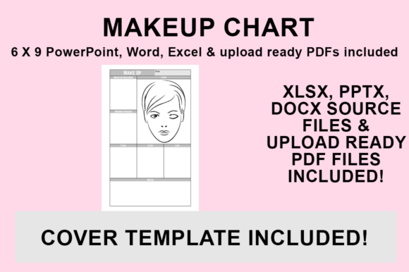Evaluating KDP Interior - Makeup Chart Templates for Self-Publishing
