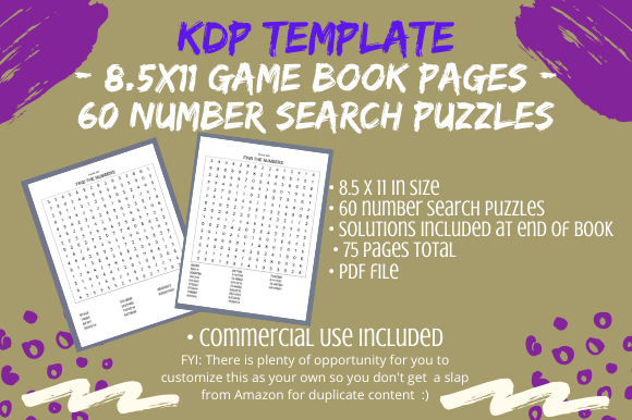 Evaluating the Number Search Puzzles KDP Book Interior for Self-Publishing