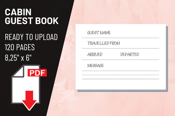 KDP Interior Cabin Guest Book: Elevating the Short-Term Rental Experience