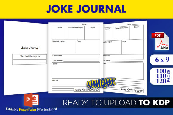 Launch Your Publishing Business Faster with an Editable Joke Journal KDP Interior