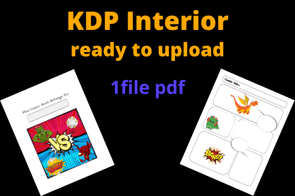 Maximizing KDP Success with a Pre-filled Comic Book with Dragons