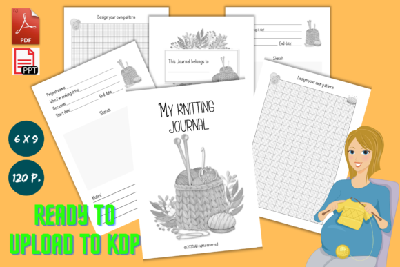My Knitting Journal - KDP Interior: Customizing Your Low Content Book for Success