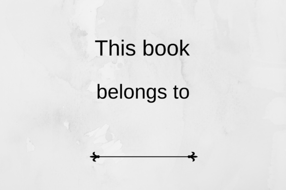 Plain Simple This Book Belongs to Pages: Reclaiming Ownership in a Digital Age