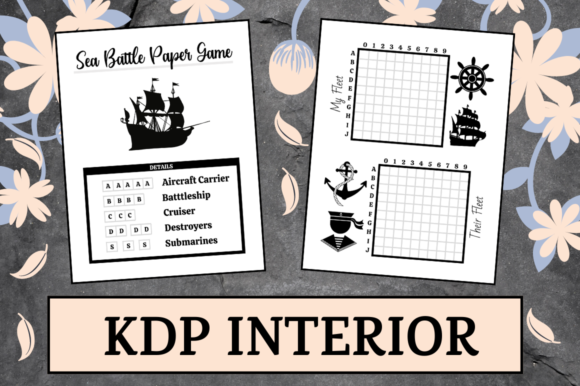 Sea Battle Paper KDP Interior: A Practical Asset for Low Content Publishers