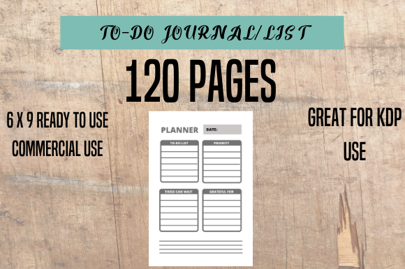 Streamlining Low-Content Publishing with a 4-Box To-Do List Planner KDP Interior Ready Template