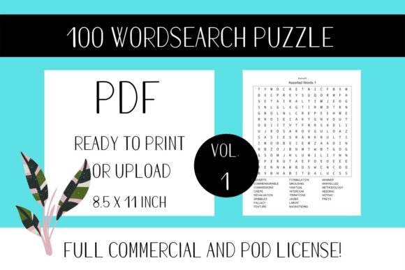Wordsearch Puzzle Book V1: Ready-to-Publish KDP Asset