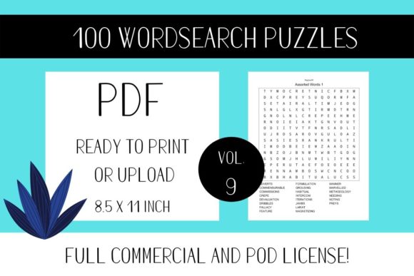Wordsearch Puzzle Book V9: Ready for KDP Upload